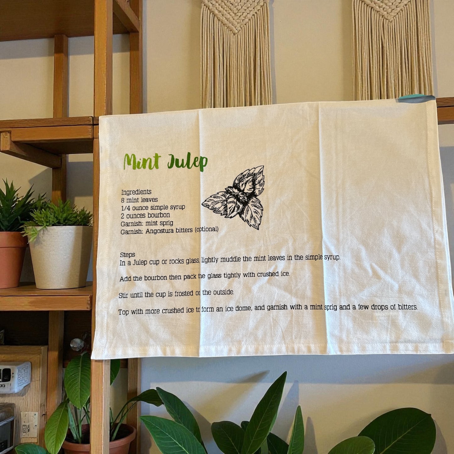 Cocktail Recipe Tea Towels - Set of 2
