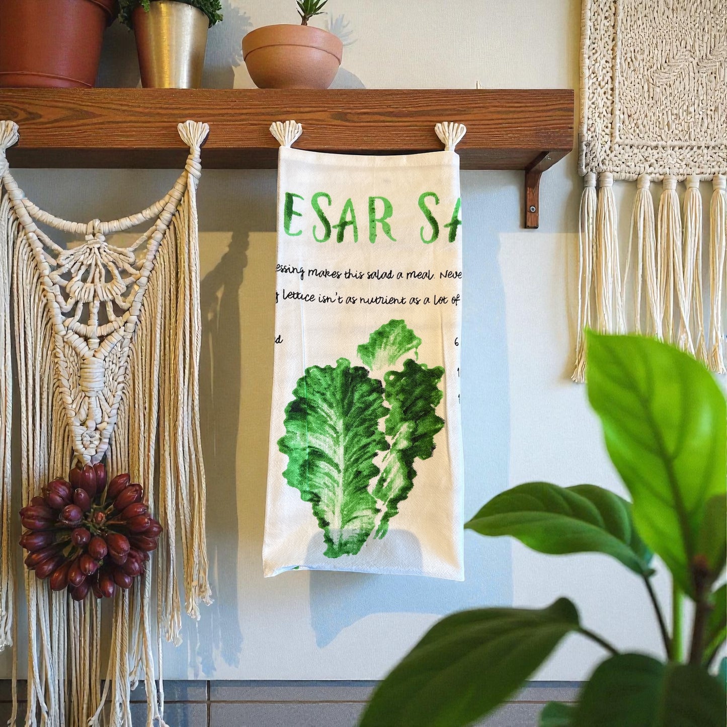 "Ceasar Salad" Tea Towel