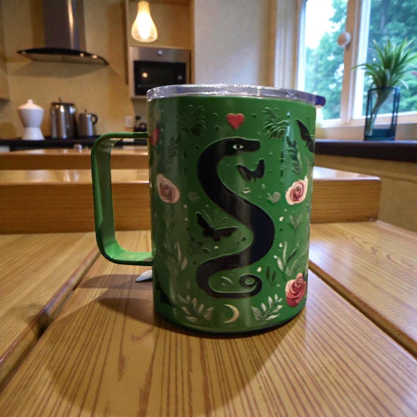 Custom 12oz "Green Serpent" Mug