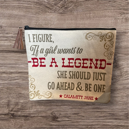 "Calamity Jane" Makeup Bag