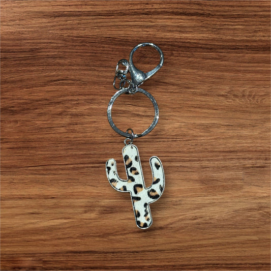 Light Leopard "Cactus" Keychain