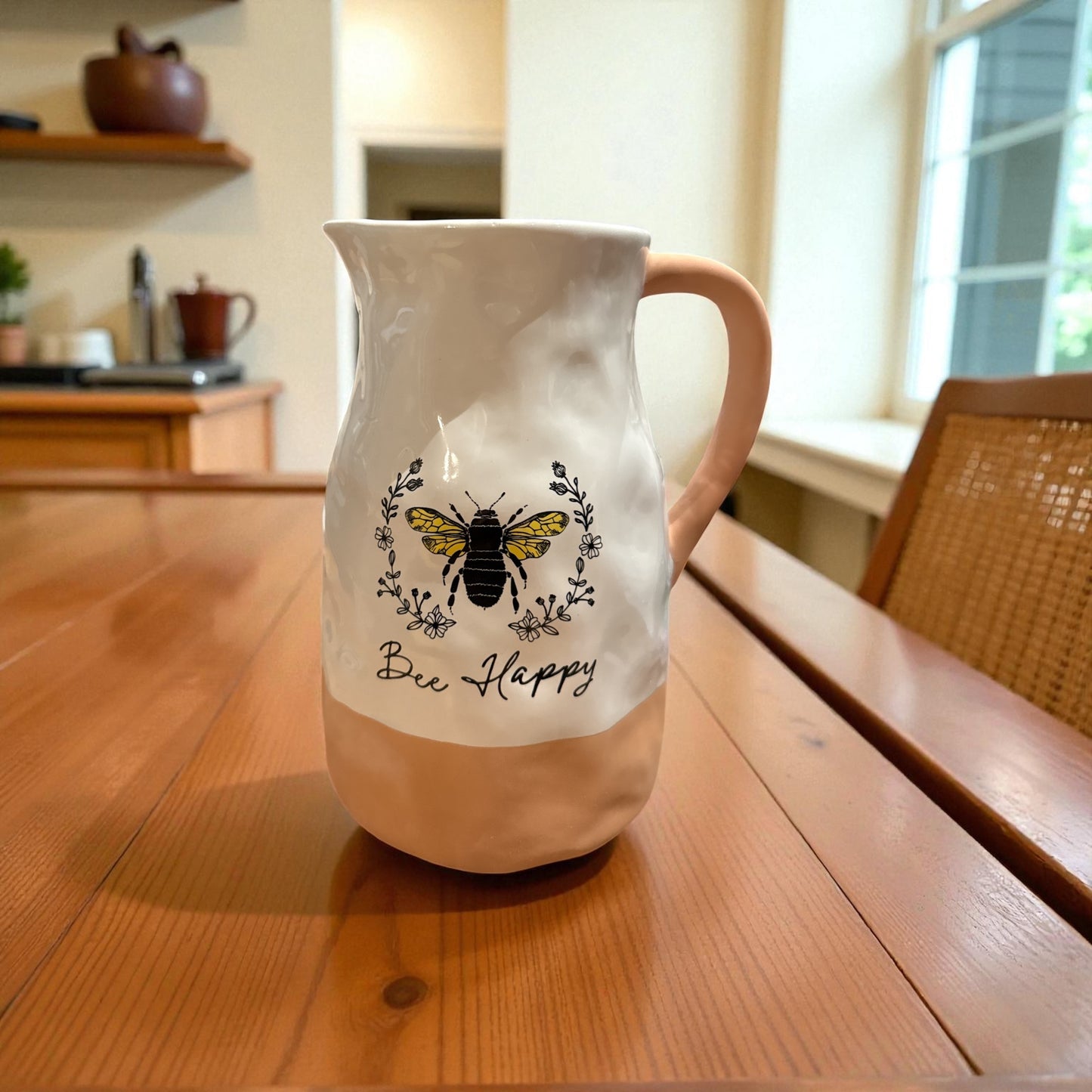 "Bee Happy" Water Pitcher