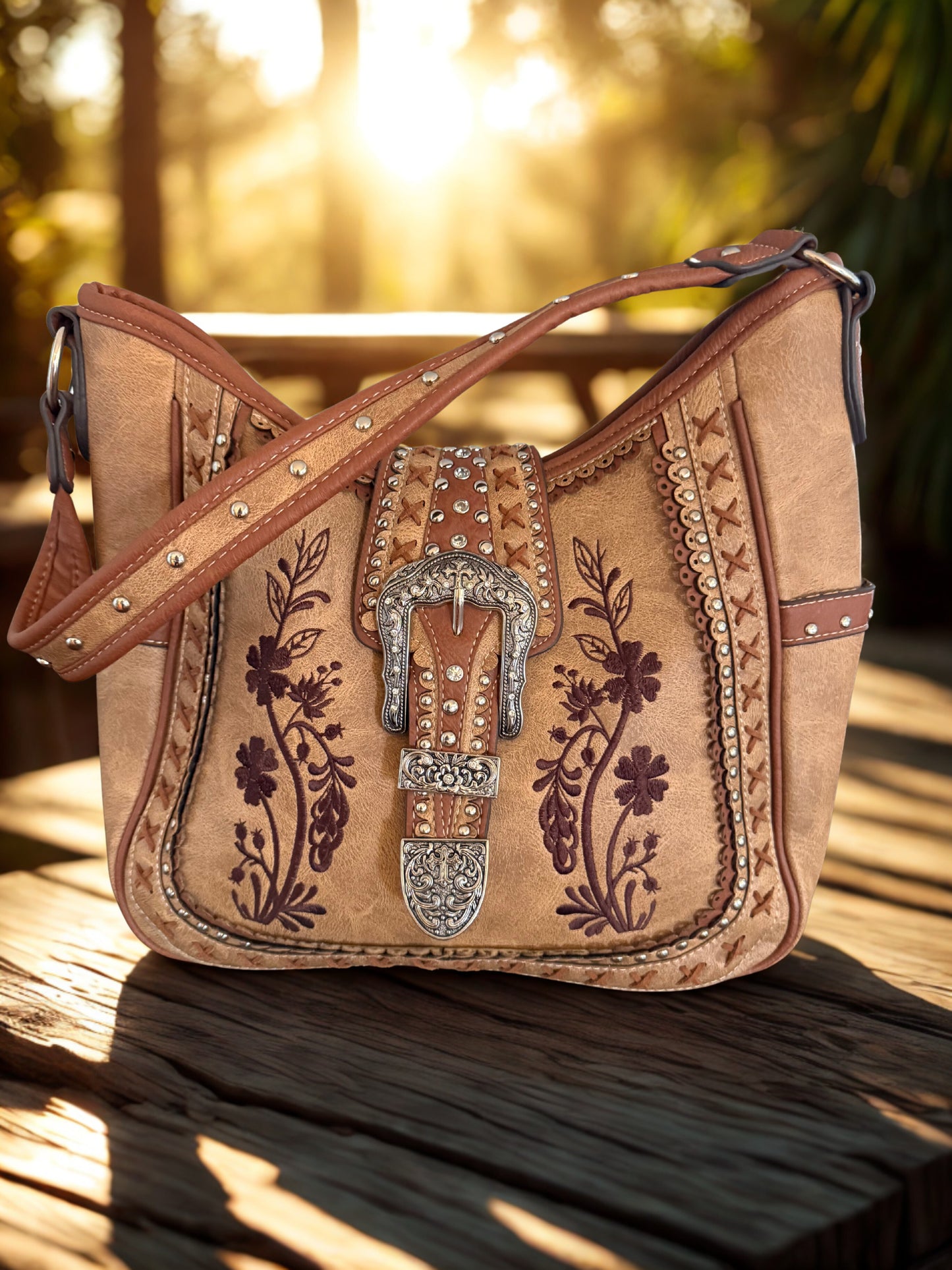 Large rhinestone bag